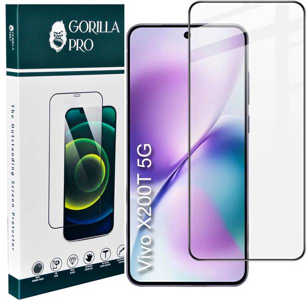 GORILLA PRO Edge To Edge Tempered Glass for Vivo X200T 5G ( Primium Quality Glass )