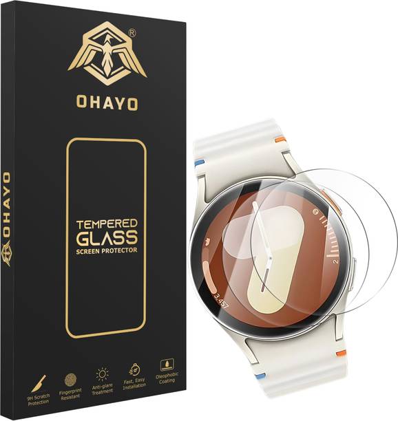 OHAYO Tempered Glass Guard for Samsung Watch 4,5,6,7,8,FE(40MM)