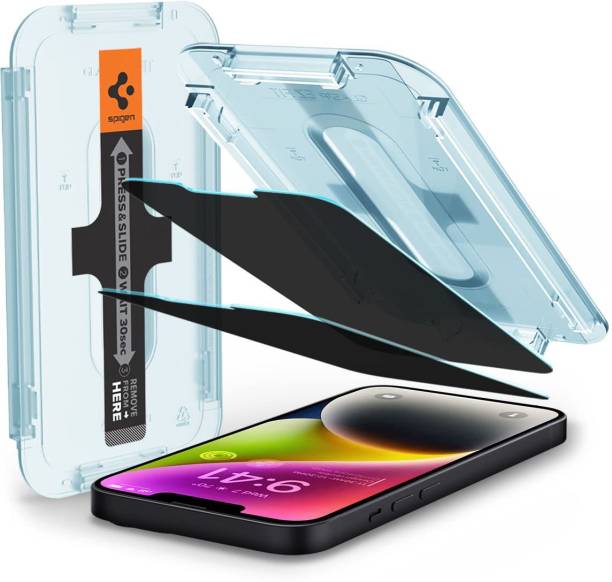 Spigen Tempered Glass Guard for iPhone 13 and IPhone 13...