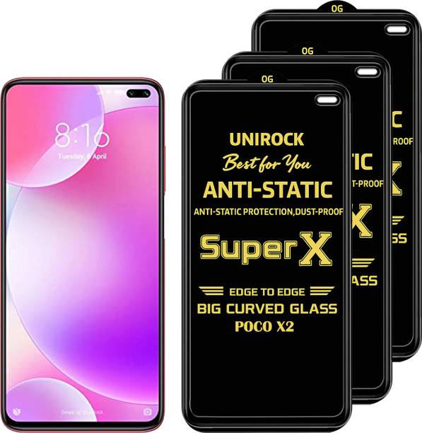 Unirock Tempered Glass Guard for POCO X2