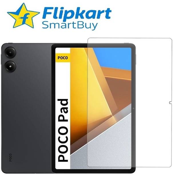 Flipkart SmartBuy Tempered Glass Guard for POCO Pad 5G 12.1 inch Tablet Glass Perfect FIt
