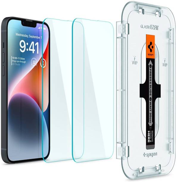 Spigen Tempered Glass Guard for Apple iPhone 14/ iPhone 13 Pro/ iPhone 13/ iPhone 16e