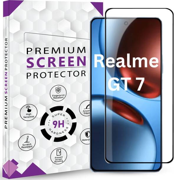 Qoisa Tempered Glass Guard for Realme GT 7 Elite Screen Protector Guard | Scratch Resistant | Easy Installation Kit | HD Clear