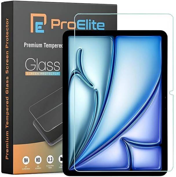 Proelite Tempered Glass Guard for Apple iPad Air 11 inch M3/M2 2025/2024, Premium Tempered Glass Screen Protector