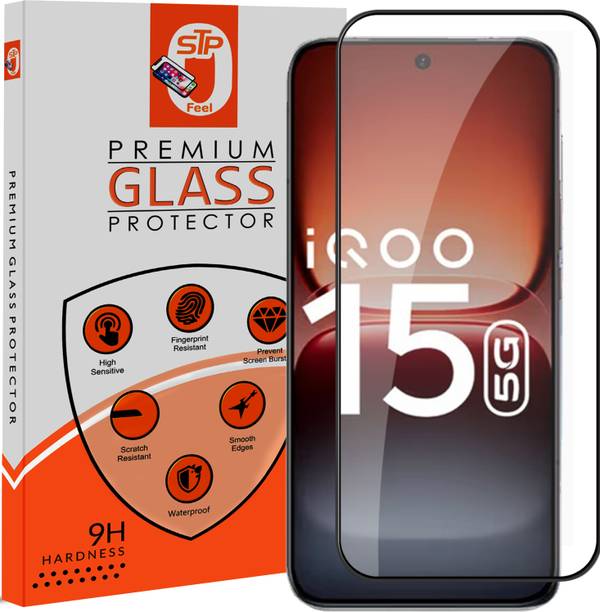 STP FEEL Tempered Glass Guard for IQOO 15 5G, (Ultrasonic Fingerprint Supported) Premium Screen Protector Guard with Easy Installation Kit