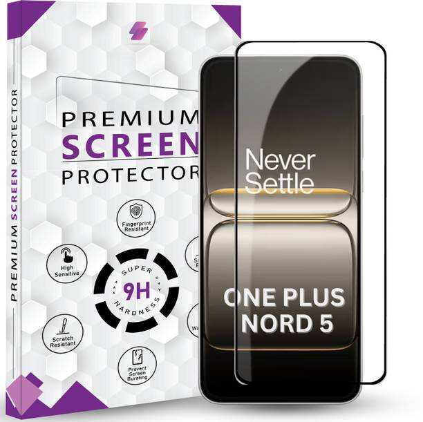 Mobilebies Tempered Glass Guard for Oneplus Nord 5 5G Premium Screen Protector Guard with Easy Installation Kit