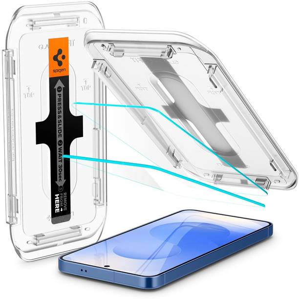 Spigen Tempered Glass Guard for Galaxy S25 / Galaxy S24 (EZ Fit)