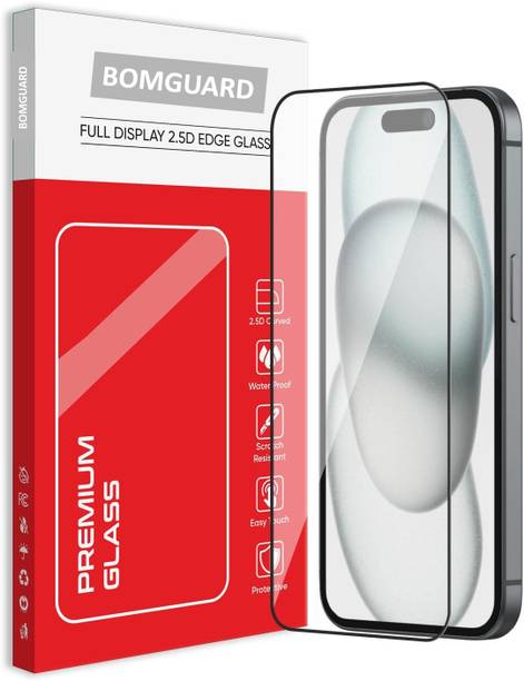 BOMGUARD Tempered Glass Guard for iPhone 16