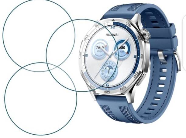 ZIDZEE Tempered Glass Guard for HUAWEI WATCH GT 5 46m SMART WATCH TEMPERED GLASS (PACK OF 3)