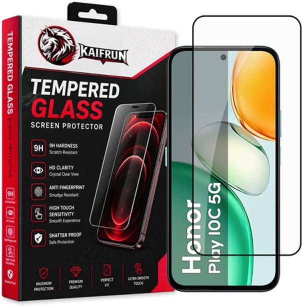 KAIFRUN Tempered Glass Guard for Honor Play 10C 5G | Screen Guard Protector | 9H Hardness | Edge to Edge | Full Coverage | Case Friendly
