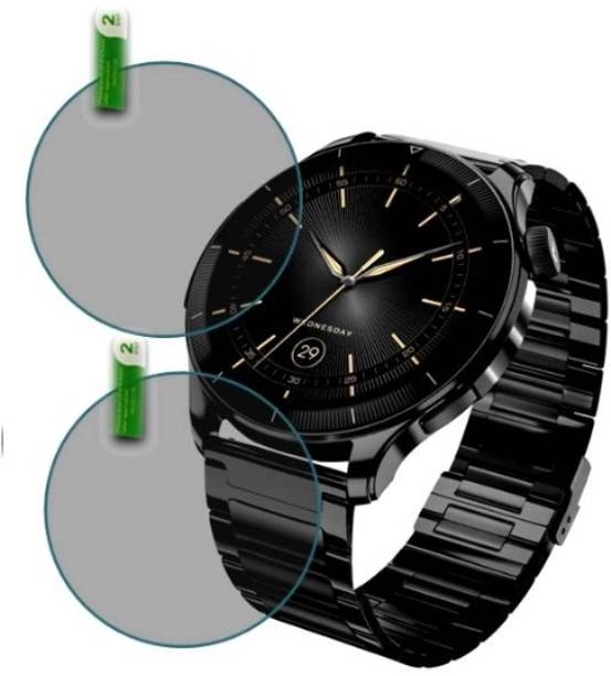 DB Tempered Glass Guard for BOAT CHROME EON 1.43 SMART WATCH TEMPERED GLASS ( PACK OF 2)