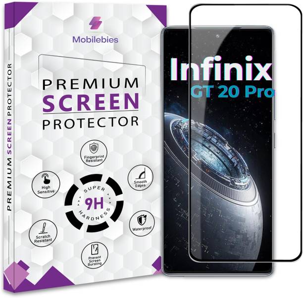 Mobilebies Tempered Glass Guard for Infinix GT 20 Pro 5G Premium Screen Protector Guard with Easy Installation Kit