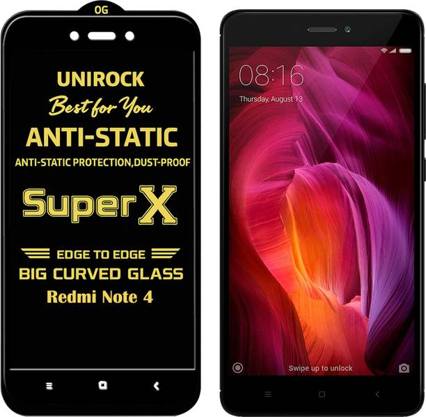 Unirock Tempered Glass Guard for Mi Redmi Note 4