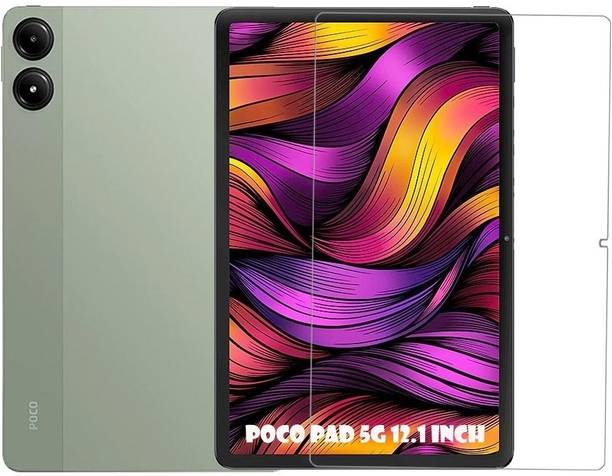 Bigil Tempered Glass Guard for 12.1 inch Tablet glass Perfect Fit Full cut glass