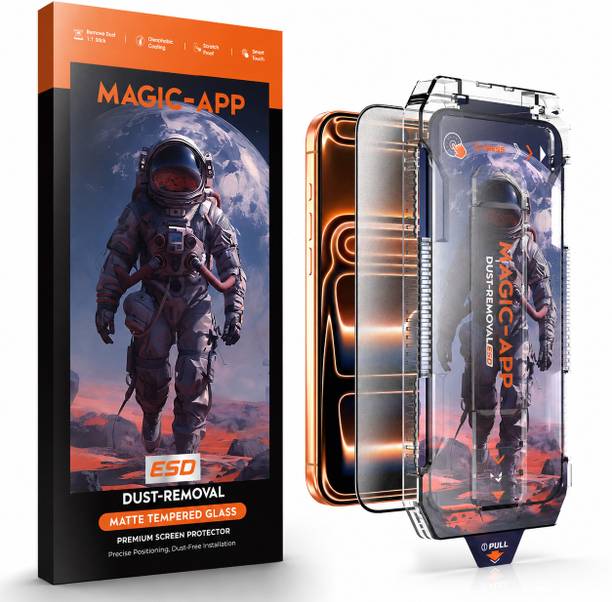Martzilla Tempered Glass Guard for Apple iPhone 13, Apple iPhone 13 Pro, Apple iPhone 14, Apple iPhone 16e, Apple iPhone 17e