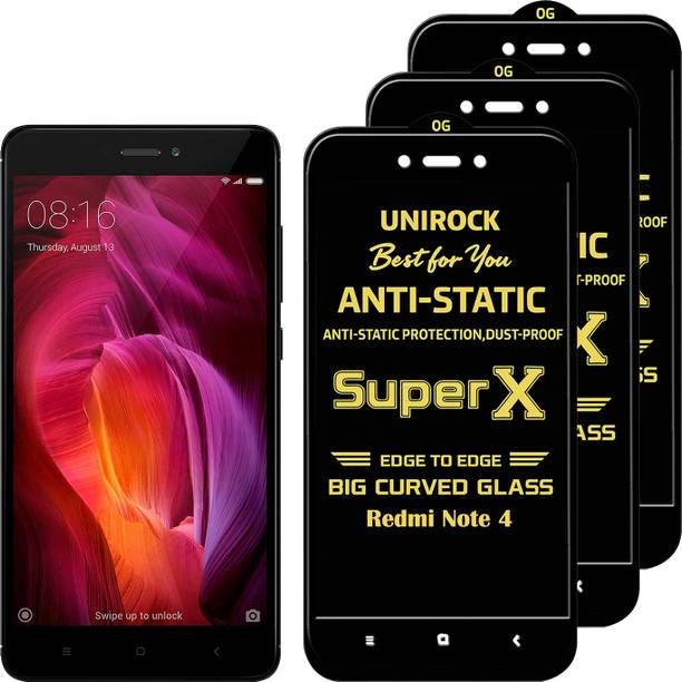 Unirock Tempered Glass Guard for Mi Redmi Note 4