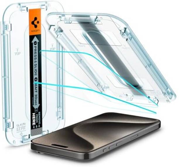 Spigen Tempered Glass Guard for Apple iPhone 15 Pro Max