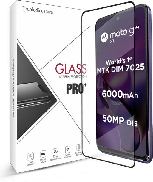 Doubledicestore Tempered Glass Guard for Motorola G64 5G, Moto G64 5G