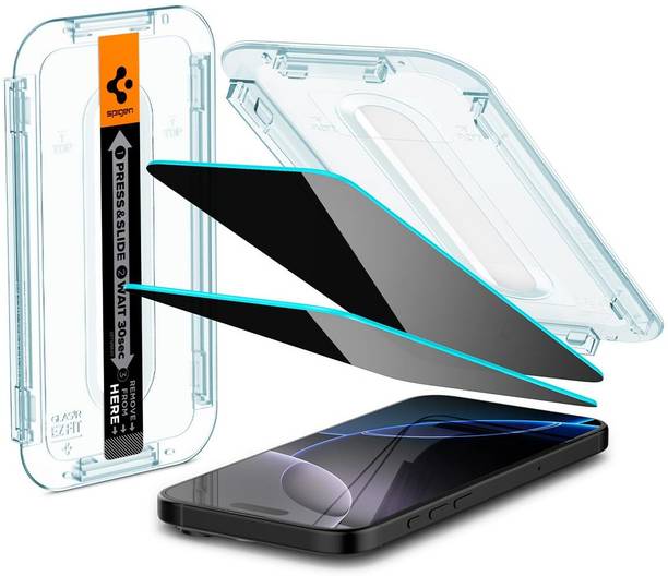 Spigen Tempered Glass Guard for iPhone 17, iPhone 17 Pro, iPhone