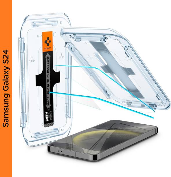 Spigen Tempered Glass Guard for Galaxy S25 / Galaxy S24 (EZ Fit)