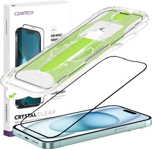 CZARTECH Tempered Glass Guard for APPLE Iphone 15 Plus