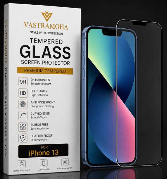VASTRAMOHA Tempered Glass Guard for Apple iPhone 13