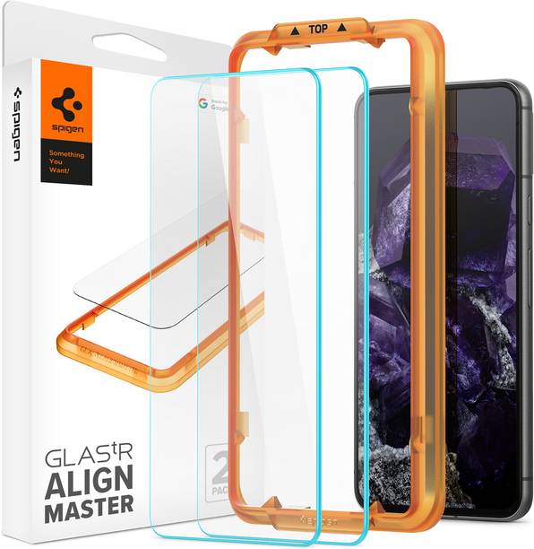 Spigen Tempered Glass Guard for Pixel 8 (Pack of 2)