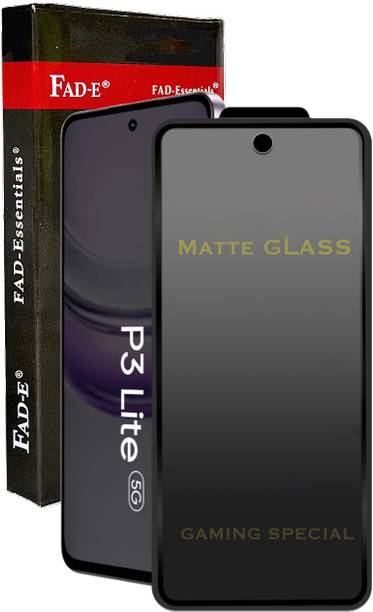 FAD-E Tempered Glass Guard for realme P3 Lite 5G, Realme P3 Lite (Matte)