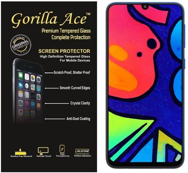 GORILLA FIVE Tempered Glass Guard for Samsung Galaxy F41, Samsung Galaxy M21