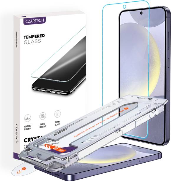 CZARTECH Tempered Glass Guard for SAMSUNG Galaxy S24 5G, SAMSUNG Galaxy S25 5G
