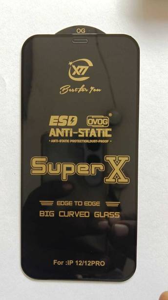 KrishnaGallery Fbd Tempered Glass Guard for iPhone 12/12PRO
