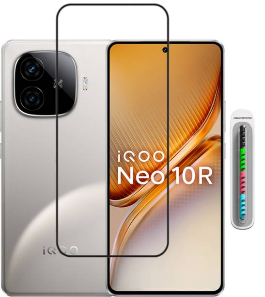 GORILLA PRO PLUS Tempered Glass Guard for IQOO NEO 10R 5G Tempered Glass Edge To Edge Screen Guard For IQOO NEO 10R 5G Tempered Glass