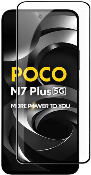 Gorilla Protection Edge To Edge Tempered Glass for Poco M7 Plus, Redmi 15 5G