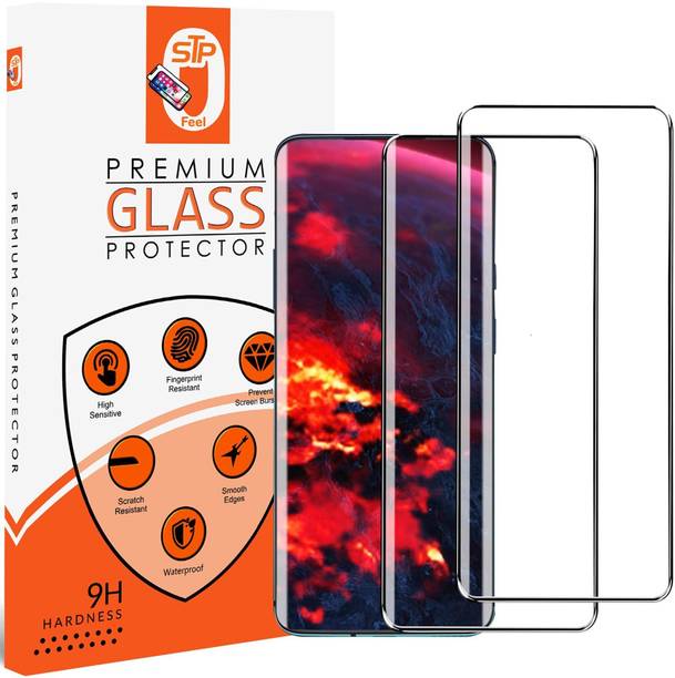 STP FEEL Tempered Glass Guard for OnePlus 7 pro Advanced Black Border Screen Protector Guard