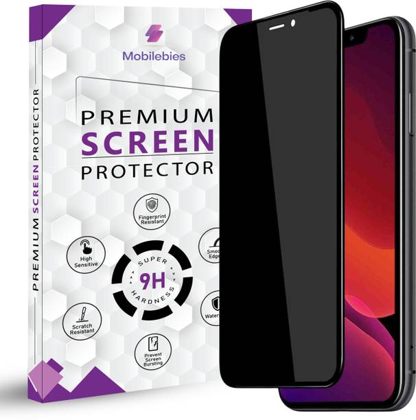 Mobilebies Tempered Glass Guard for iPhone X, iPhone 11 Pro, iPhone XS Privacy Screen Protector