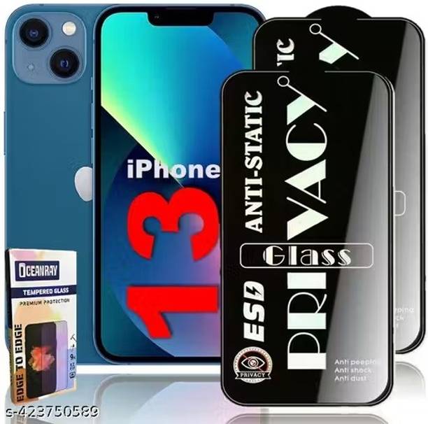 shivay enterprise Tempered Glass Guard for Apple iPhone 13