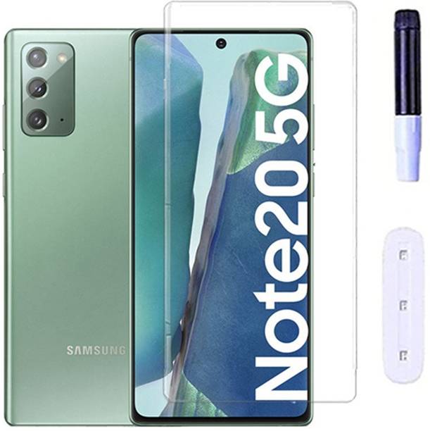 TechWings Tempered Glass Guard for Samsung Galaxy NOTE 20 5g, Uv High Quailty Glass