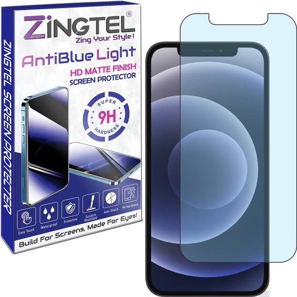 ZINGTEL Tempered Glass Guard for APPLE iPhone 12 (Anti Blue Light)