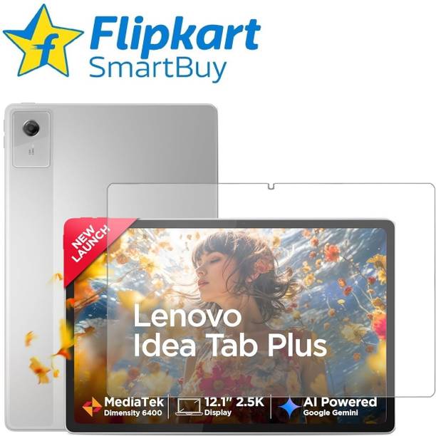 Flipkart SmartBuy Tempered Glass Guard for Lenovo Idea Tab Plus 12.1 Tablet glass Perfect Fit
