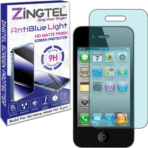 ZINGTEL Tempered Glass Guard for iPhone 4S (Anti Blue Light)