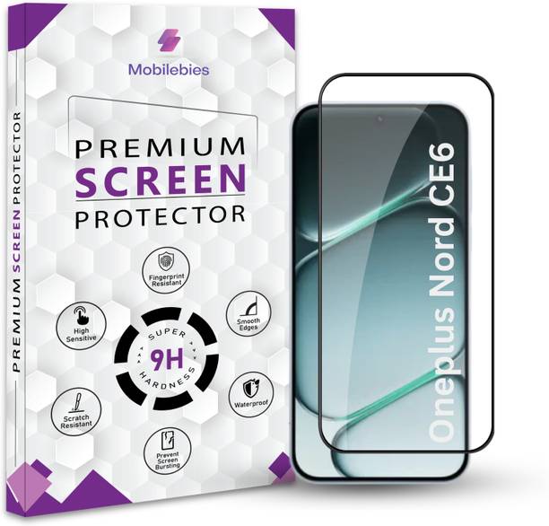 Mobilebies Tempered Glass Guard for Oneplus Nord CE6 Premium Screen Protector Guard with Easy Installation Kit