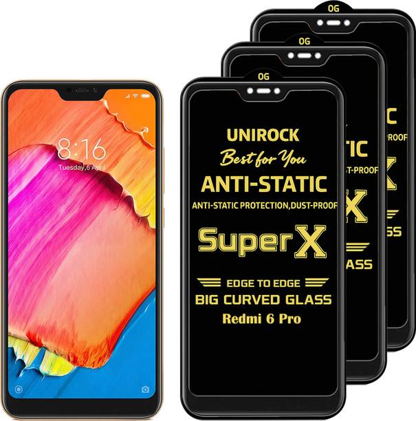 Unirock Tempered Glass Guard for Mi Redmi 6 pro