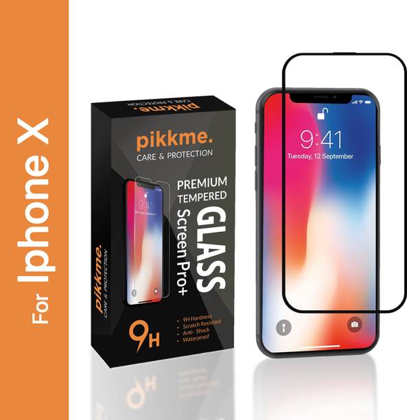 Pikkme Tempered Glass Guard for Apple iPhone X