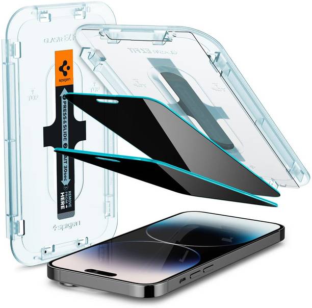 Spigen Tempered Glass Guard for Apple iPhone 14 Pro (Pack of 2)