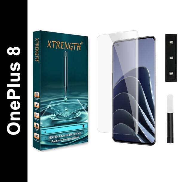 XTRENGTH Tempered Glass Guard for OnePlus 8
