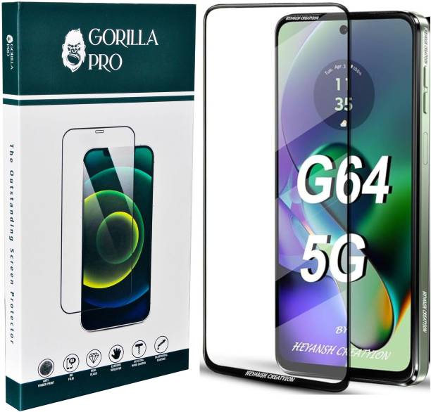 GORILLA PRO Tempered Glass Guard for Motorola G64 5G, Moto G64 5G