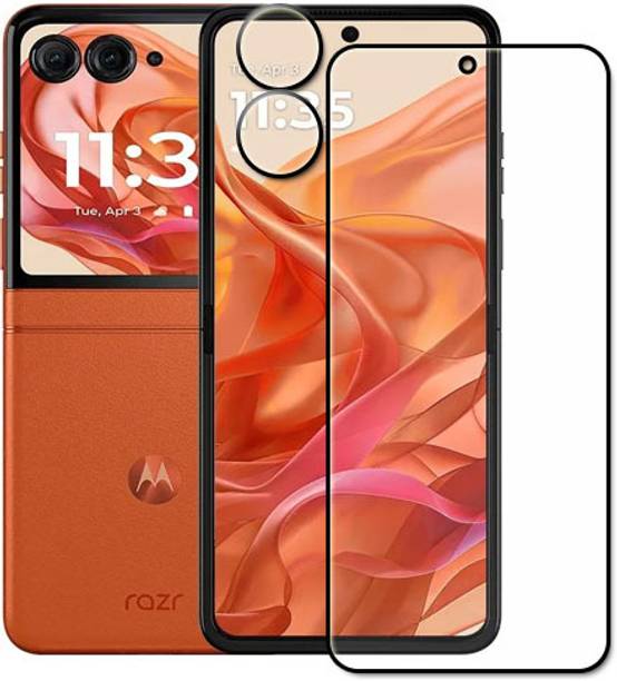 tombik Tempered Glass Guard for 19vq-Motorola Razr 50-front,lens