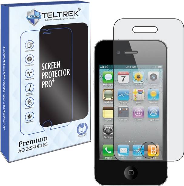 TELTREK Tempered Glass Guard for Apple iPhone 4s