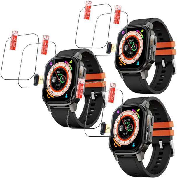 MUTAALI Tempered Glass Guard for Fire Boltt Snapp Smart watch screen protector