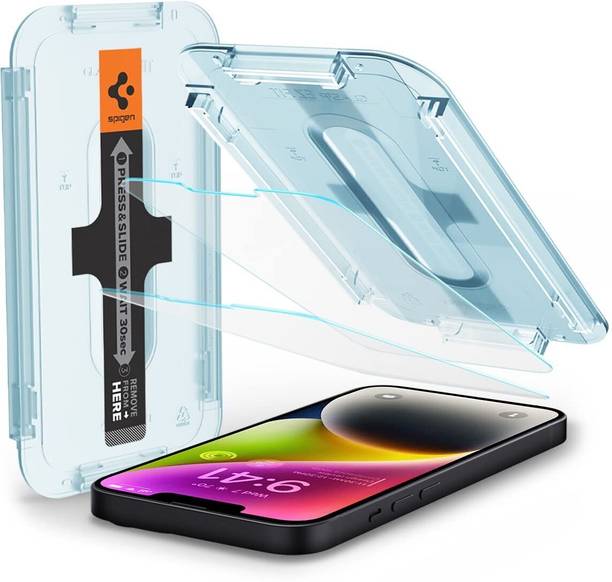 Spigen Tempered Glass Guard for Apple iPhone 14/ iPhone 13 Pro/ iPhone 13/ iPhone 16e